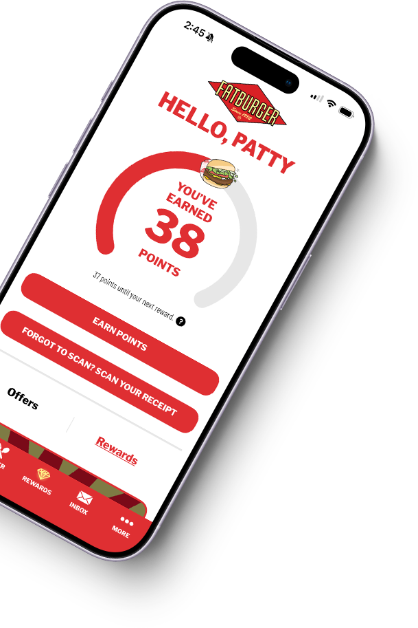 Fatburger Rewards app